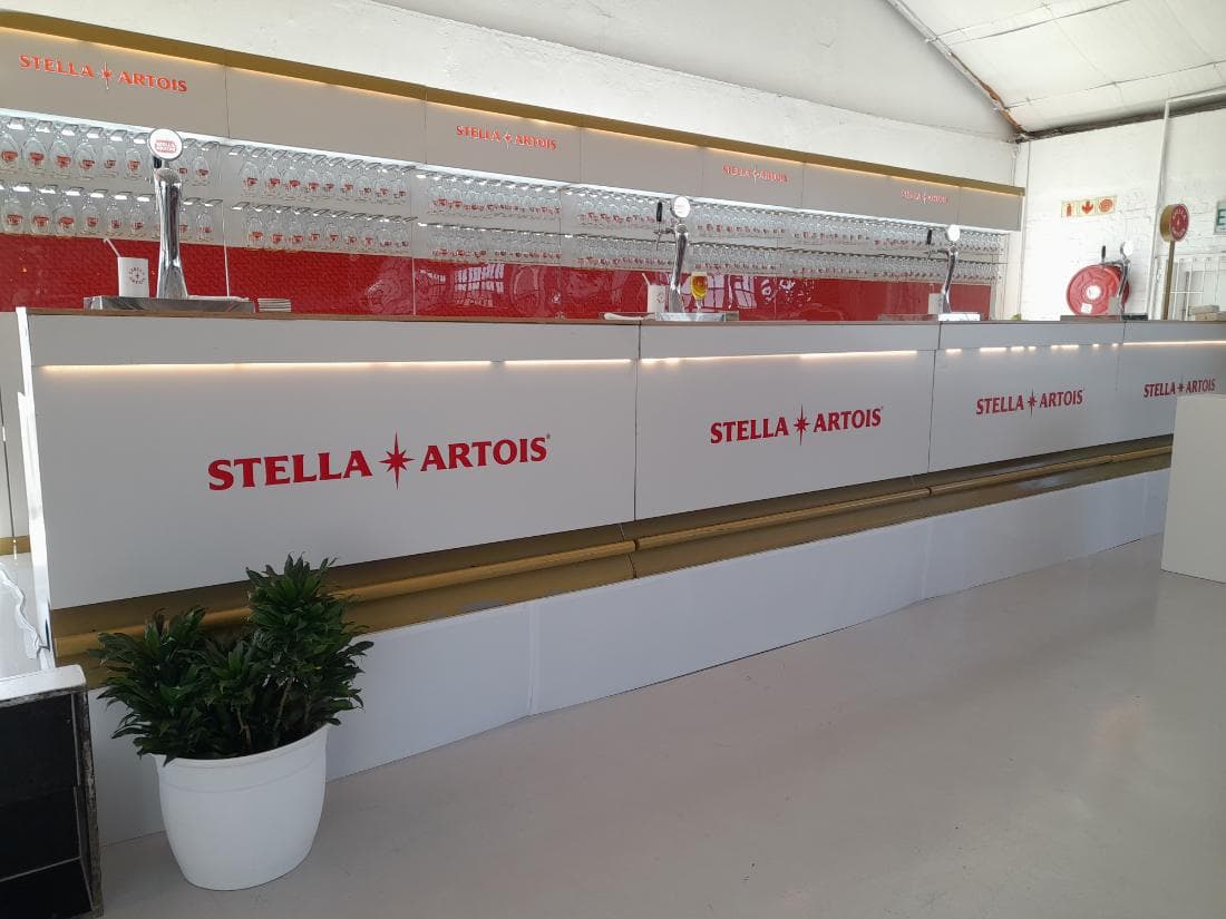 Stella Perfect serve at The Terrace Rooftop